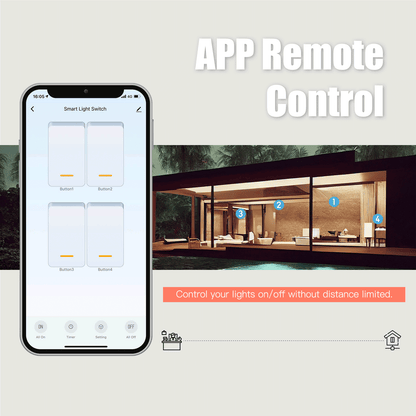 Control your lights on/ off without distance limited. - MOES