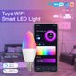 MOES WiFi Smart E14 6W/ E12 5W Candle LED Light Candelabra Bulb RGBCCT 2700-6500K Alexa Google Voice Control - MOES