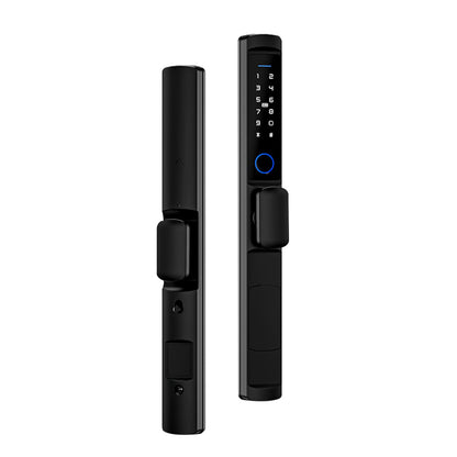 MOES WiFi Smart Narrow Side Fingerprint Coded Door Lock Remote Control Waterproof Two Handle Optional - MOES