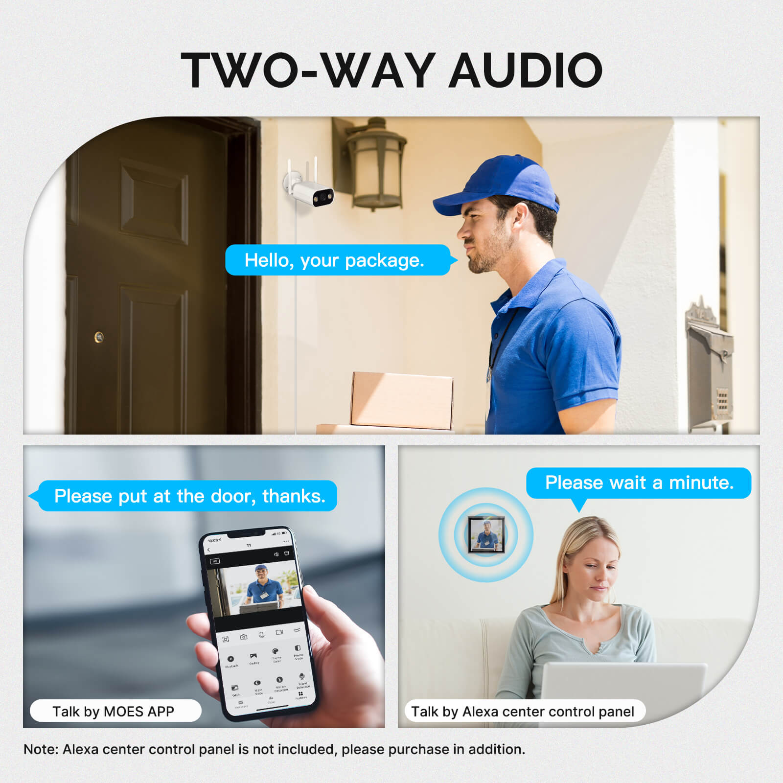 Outdoor camera with sound on sale