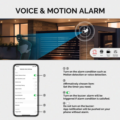 VOICE & MOTION AL ARM - MOES