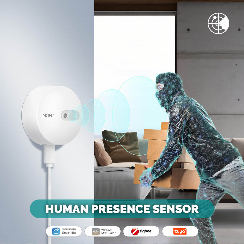 ZigBee Sensor To Detect Human Presence|Tuya Mini Radar Wave Detection ...