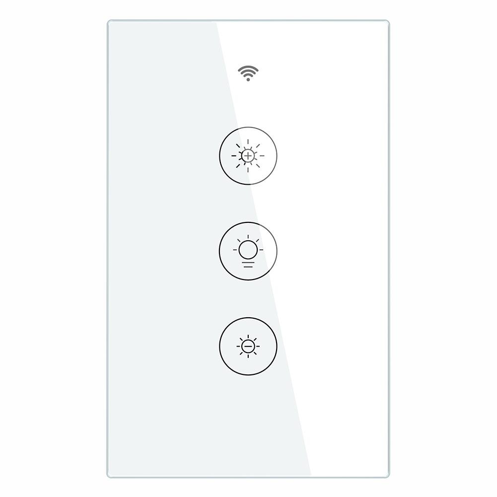 Lagere school Picknicken vernieuwen WiFi Dimmer Switch|RF433 Smart Glass Touch Switches With Led For Light –  MOES
