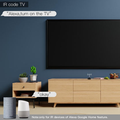 Newest Version WiFi RF IR Universal Remote Controller Smart Home Blaster Infrared RF Appliances - Moes