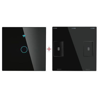 RF433 MHz Wireless Wall Glass Panel Transmitter Switch 1/2/3 Gang - Moes