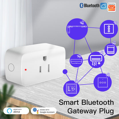 Smart Socket Plug Outlet with Built-in Bluetooth Gateway Hub - MOES