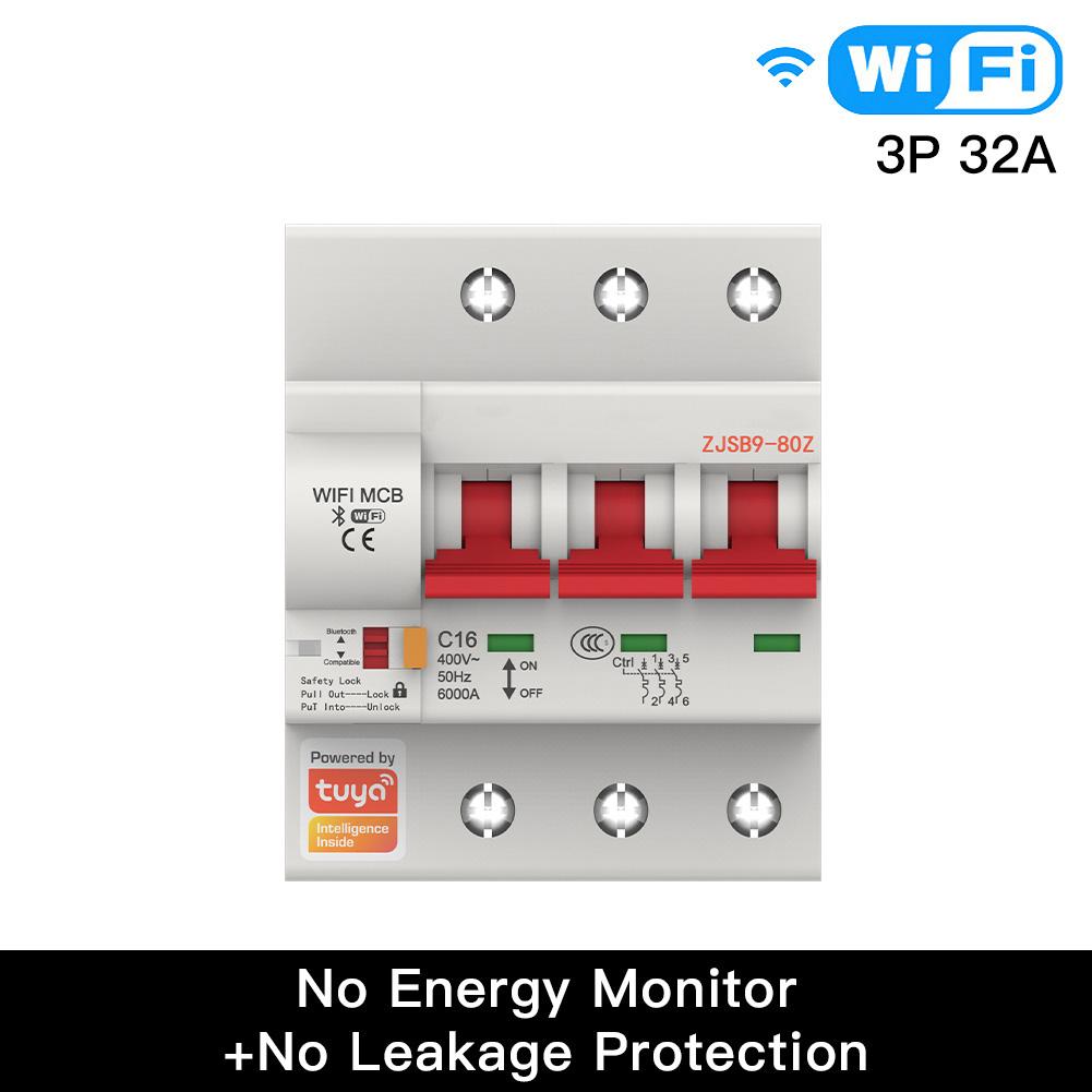 Smart WiFi Circuit Breaker IoT Air Switch Overload Short Circuit Surge Protection Work with Smart Life/Tuya Smart APP Voice Control with Alexa Google home - Moes