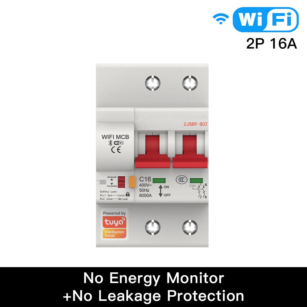 Smart WiFi Circuit Breaker IoT Air Switch Overload Short Circuit Surge Protection Work with Smart Life/Tuya Smart APP Voice Control with Alexa Google home - Moes