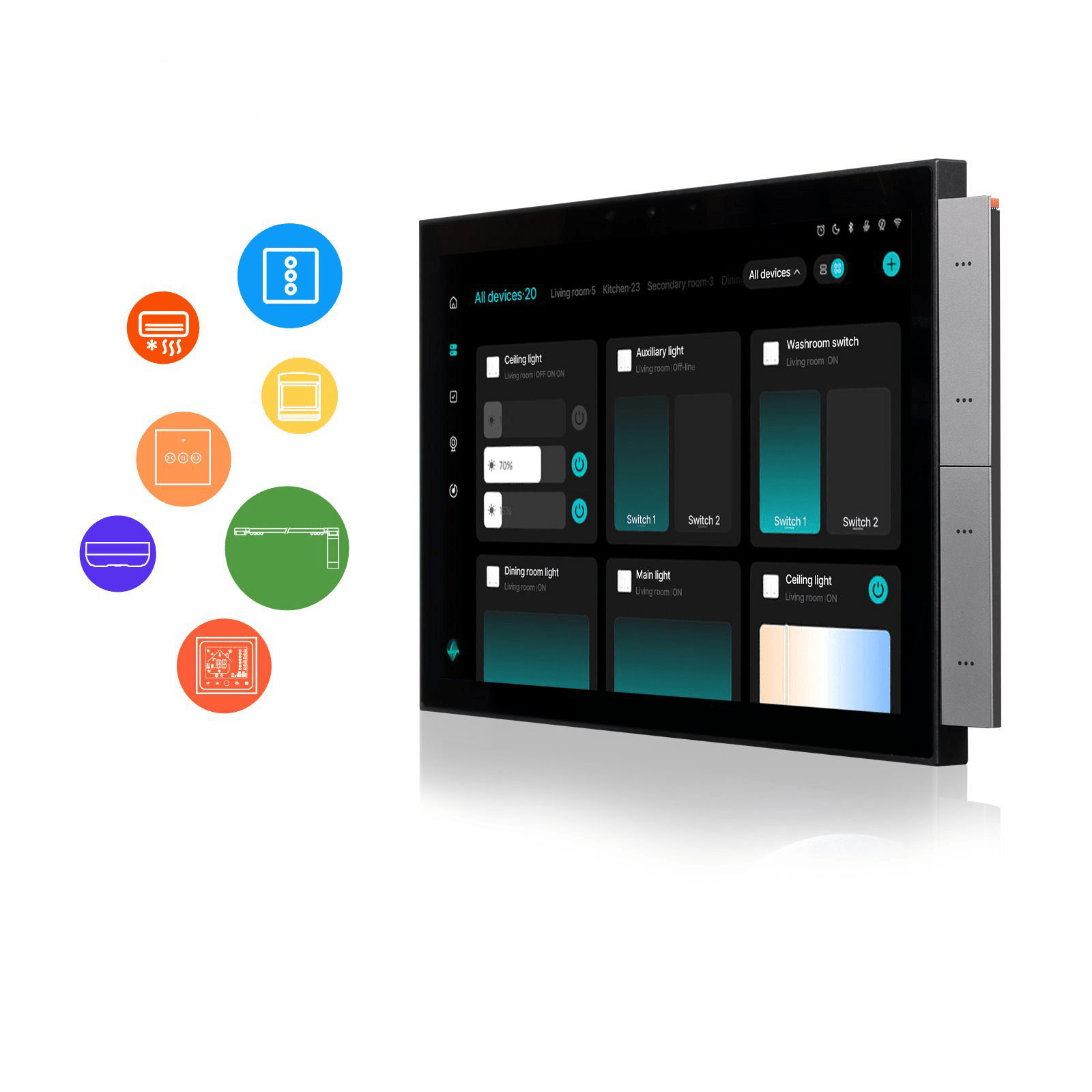 Tuya 10.1-Inch Smart Control Panel Max with Ble/Zigbee Gateway – MOES