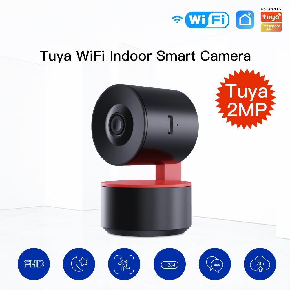 Tuya PTZ WiFi IP Camera Indoor Smart Automatic Tracking 1080P Wireless  Security Camera AI Human Detection