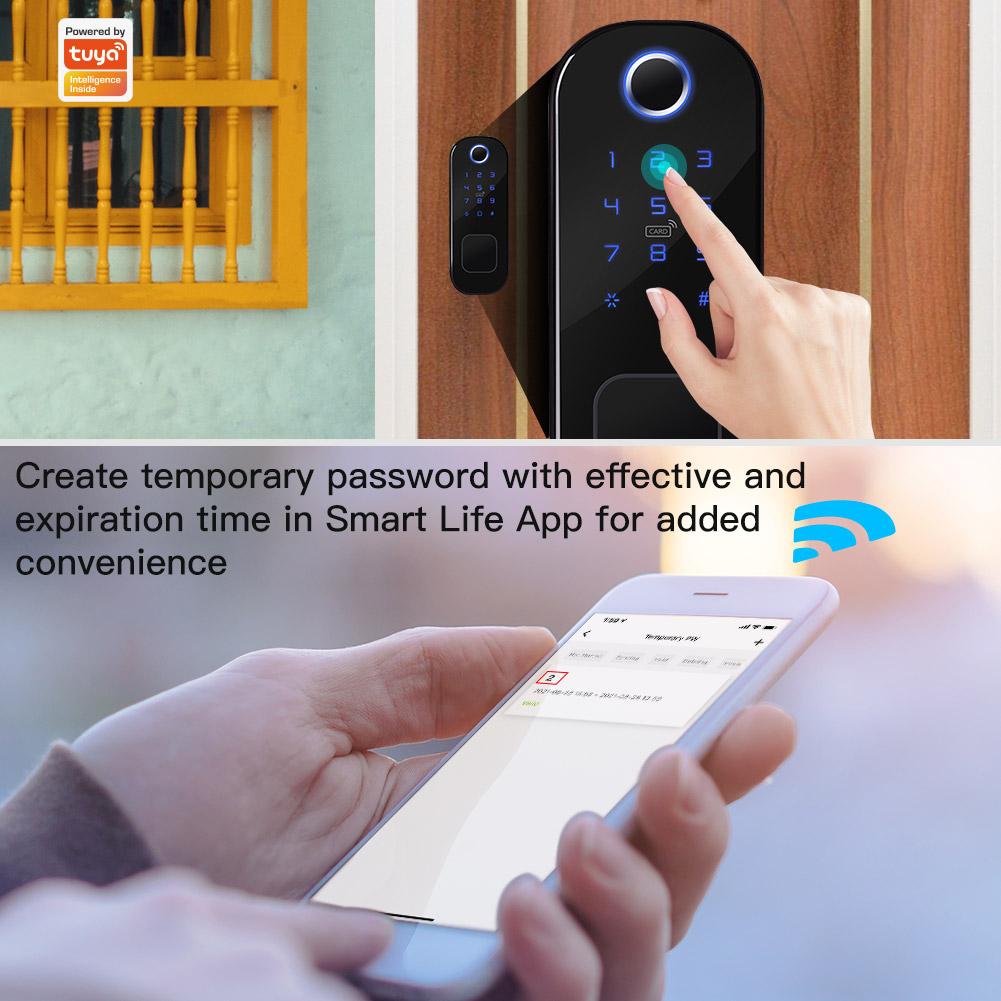 Tuya ZigBee Wi-Fi Smart Fingerprint Door Locks