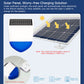 Tuya Smart Wifi/Zigbee Sound Light Siren Alarm Solar Energy Outdoor IPX5 Waterproof Tamper Alarm With Rechargeable Battery - MOES