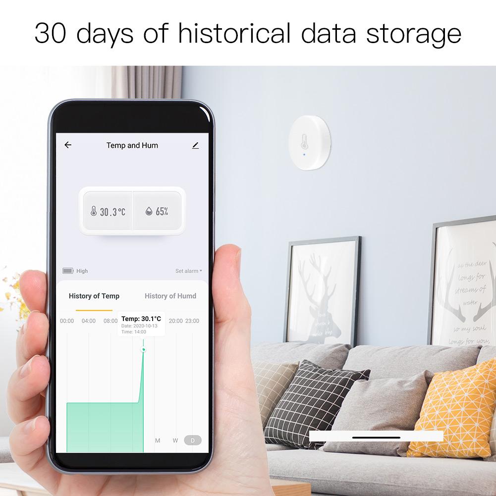 30 days of historical data storage - Moes