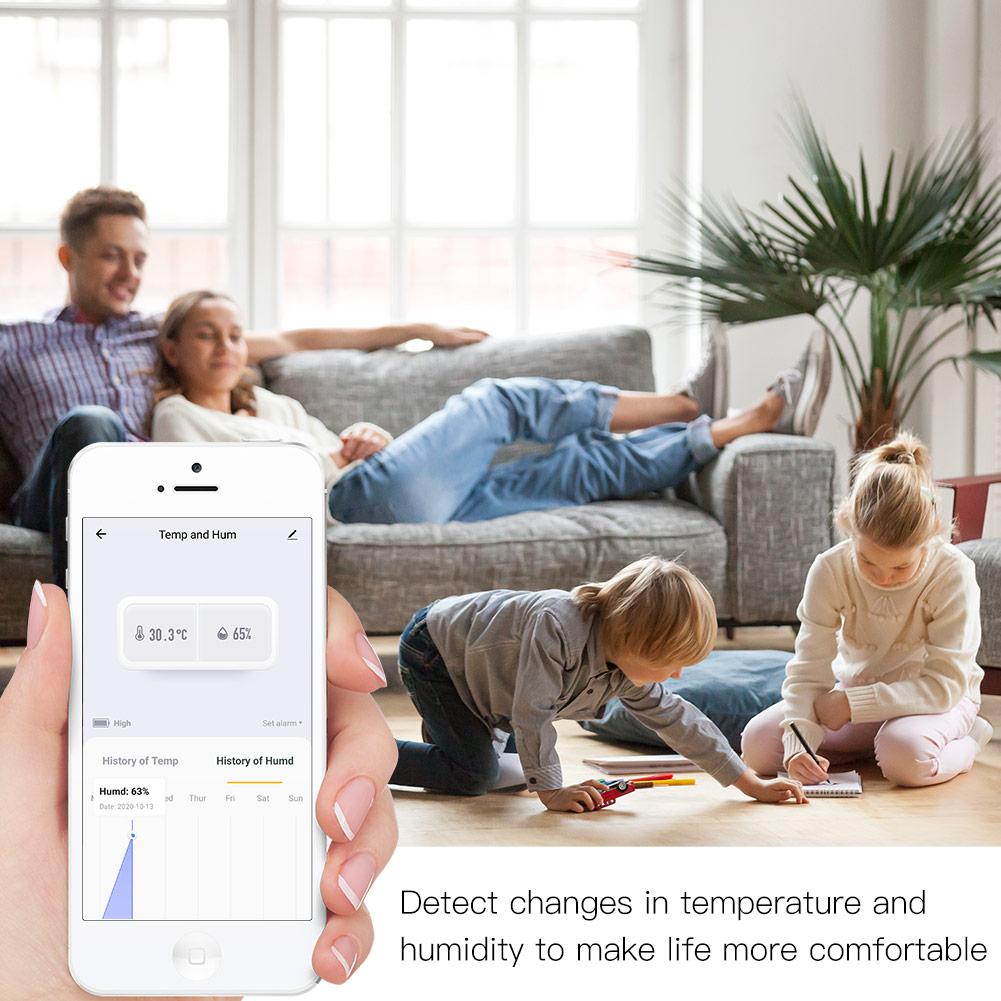 mini smart home security zigbee temperature