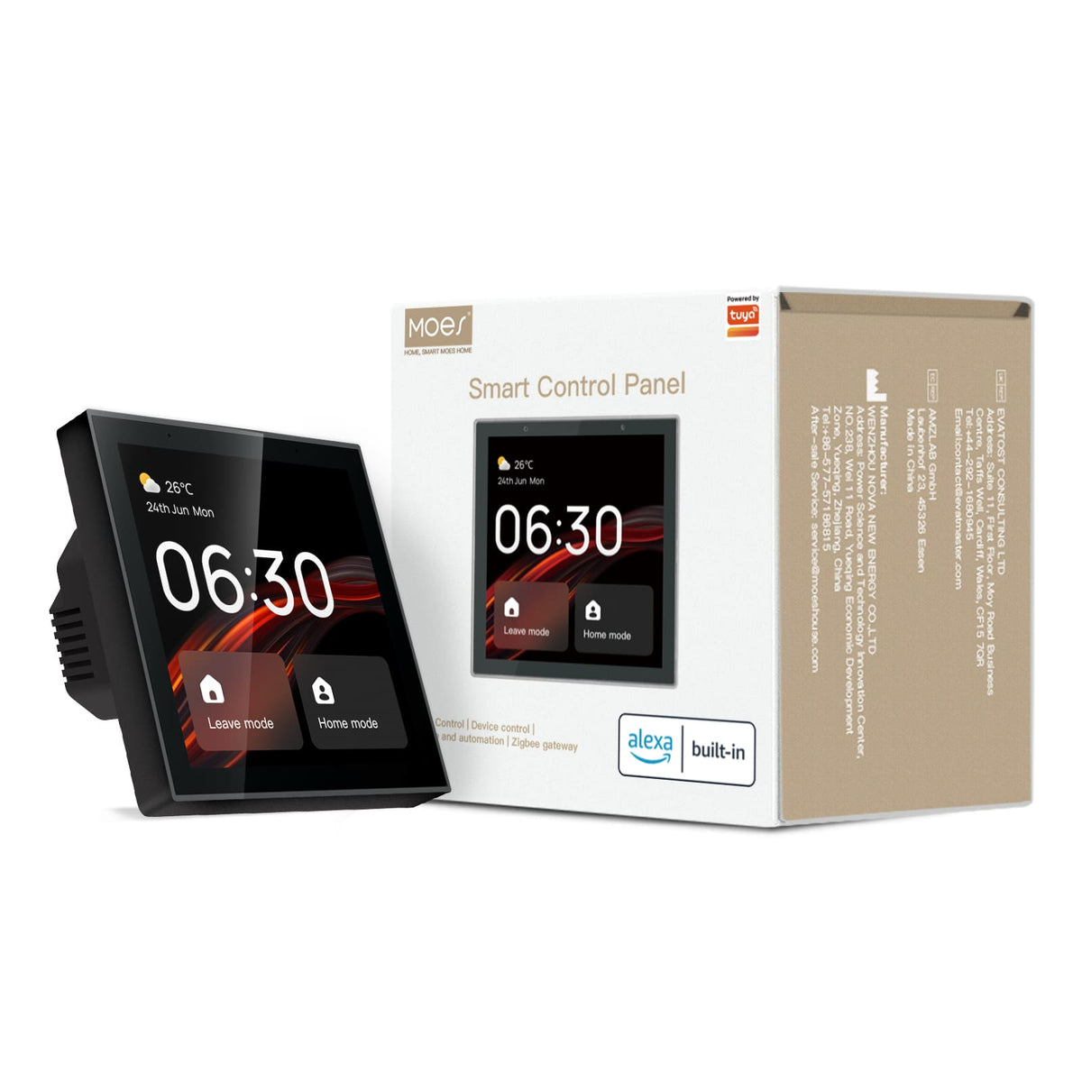 MOES Eco Smart Control Panel|WiFi LINUX Center Control Alexa Built-in