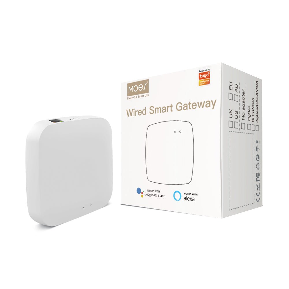 MOES ZigBee Smart Gateway Hub|Wireless Wired Smart Home ZHUB W Bridge
