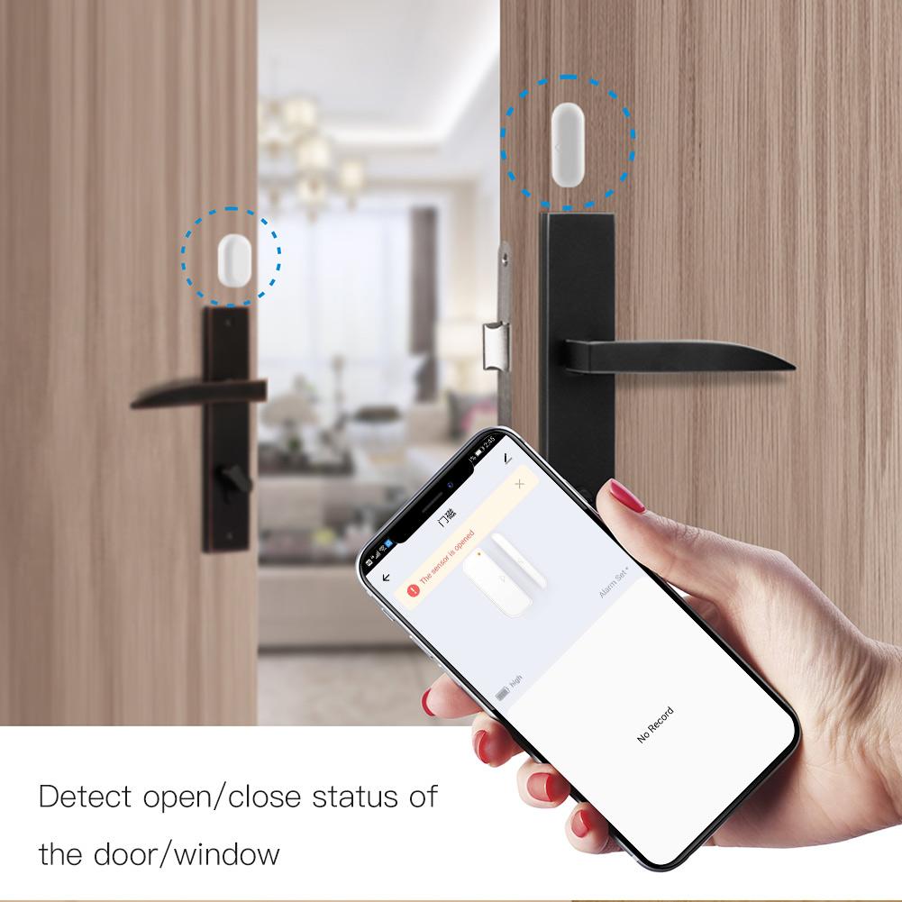 Tuya ZigBee Smart Window Door Gate Sensor Detector Security Alarm System  2MQTT Setup Availble