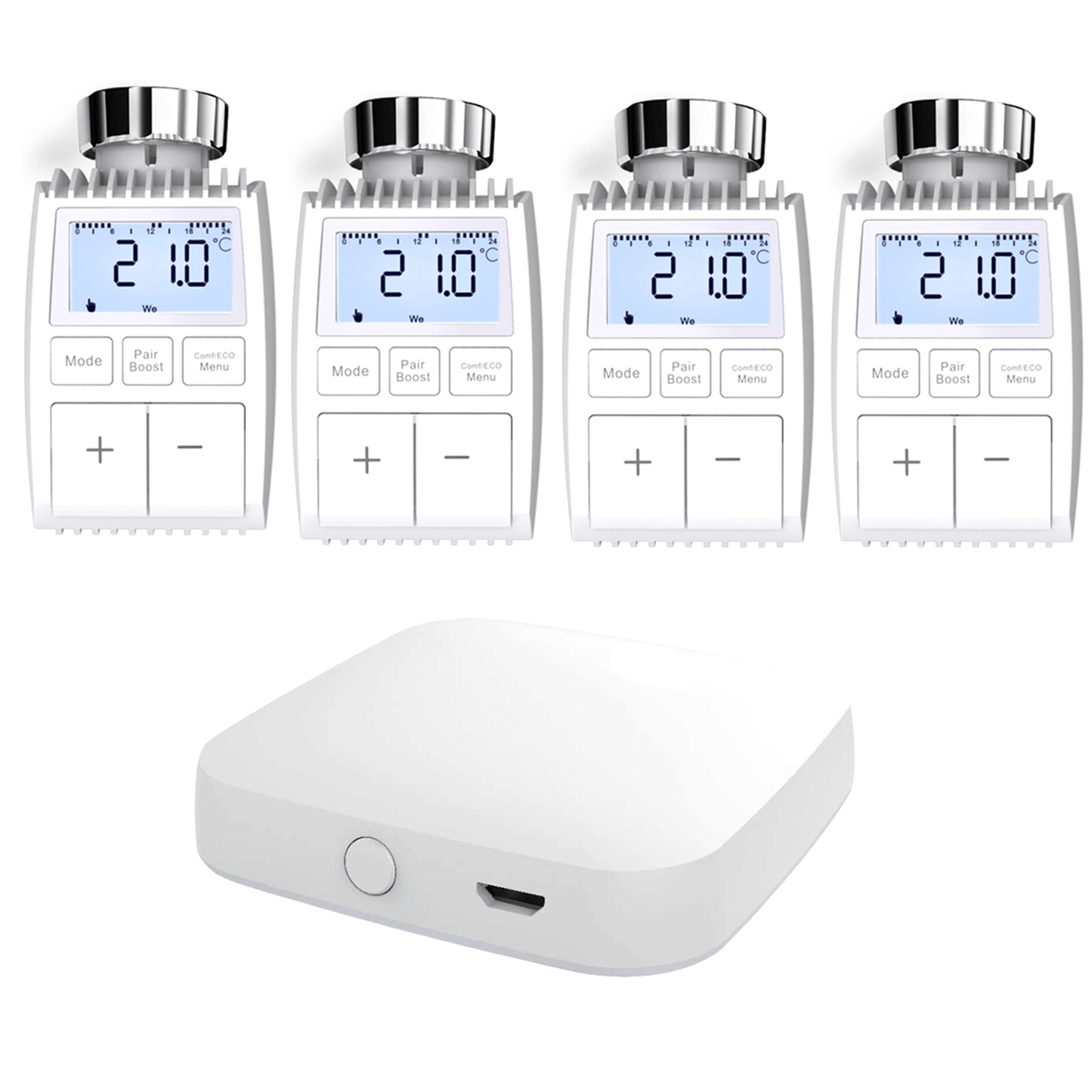 Tuya ZigBee3.0 Smart Programmable Thermostat Radiator Actuator Valve Temperature Controller - MOES