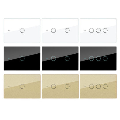 Wall Touch Switch US EU Version Only Glass Panel - Moes