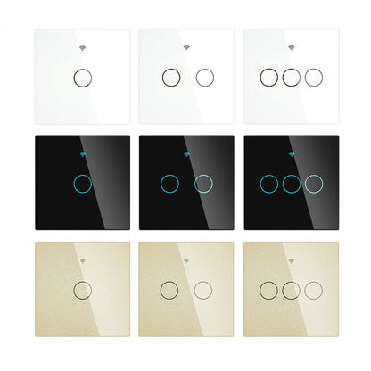 Wall Touch Switch US EU Version Only Glass Panel - Moes