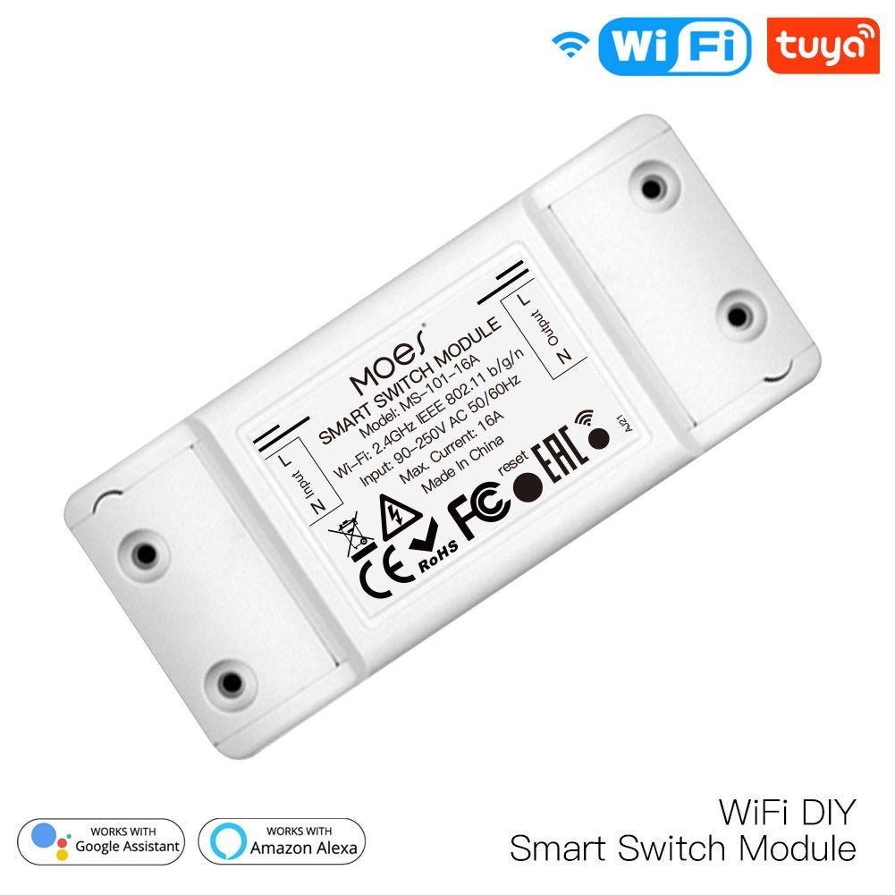 Tuya Smart Home WiFi Switch Breaker 2.4GHz WiFi Smart Switch