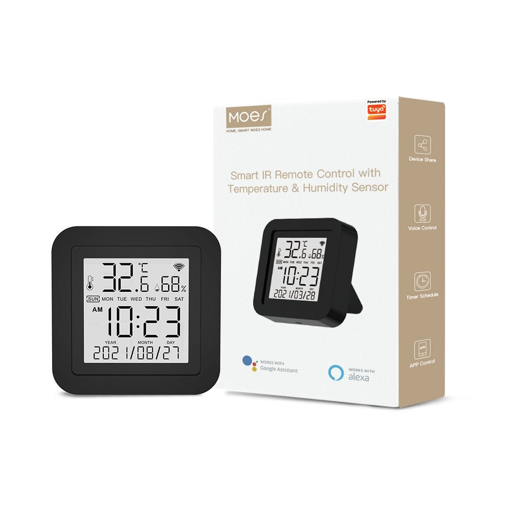 Smart WiF IR Remote Control With Temperature & Humidity Sensor For AC ...