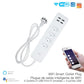 WiFi Brazil Smart Power Strip Surge Protector 4 Plug Outlets Electric Socket with USB/Type C - MOES