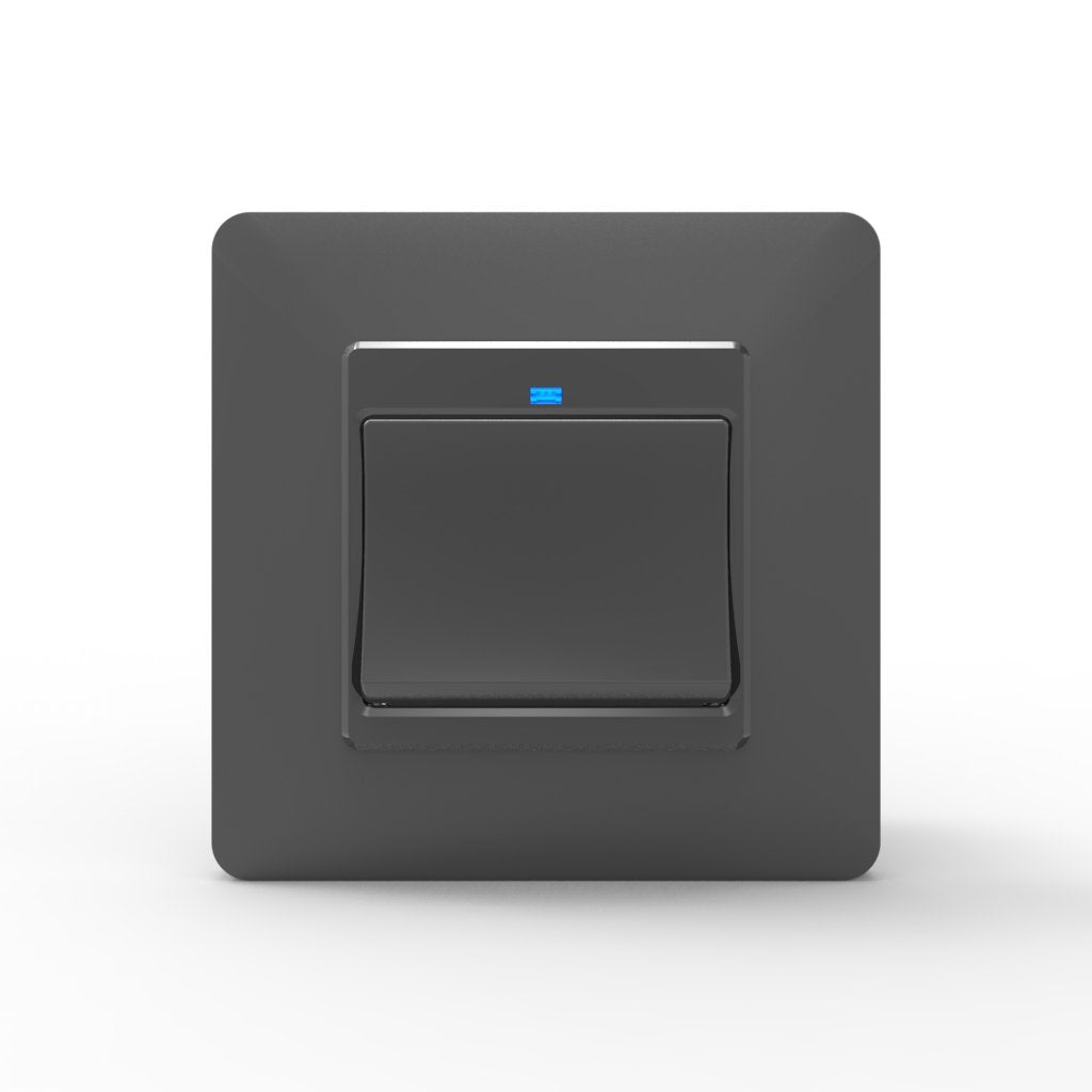 WiFi DE EU Smart Push Button 1 Gang Switch 2-Way Multi-control Removable Detachable White Black - Moes