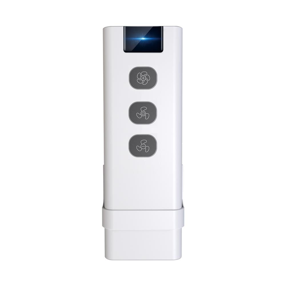 WiFi RF433 Smart Ceiling Fan Switch Smart Life/Tuya App Compatible with Alexa Google HomeEU White - Moes