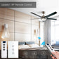 WiFi RF433 Smart Ceiling Fan Switch Smart Life/Tuya App Remote Control Compatible with Alexa Google Home US Black - Moes