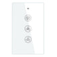 WiFi RF433 Smart Ceiling Fan Switch US Black White - Moes