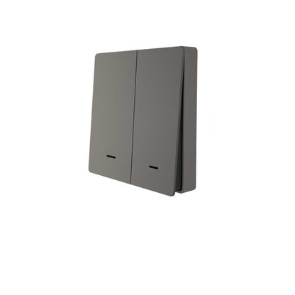 WiFi RF433 Smart Light 2 Way Multi-control Push Button Switch Neutral Wire EU - MOES