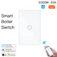 WiFi Smart Boiler Touch Switch Single Pole Neutral Wire Required 100-240V 20A/40A US - MOES