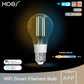 WiFi Smart Filament Bulb LED Light Lamp A60 E27 Dimmable Lighting Soft White 2700K-6500K 7W - MOES