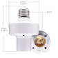 WiFi Smart Light Bulb Adapter Lamp Holder Base AC85-265V E27 E26 - Moes