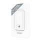 WiFi Smart Light Switch No Neutral Wire,No Capacitor,No hub Required Single Live Wire Push Button,Tuya Smart Life App Remote Control Work with Alexa and Google Home Assistant,Minimum 7W,White - Moes