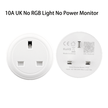 10A UK No RGB Light No Power Monitor - Moes