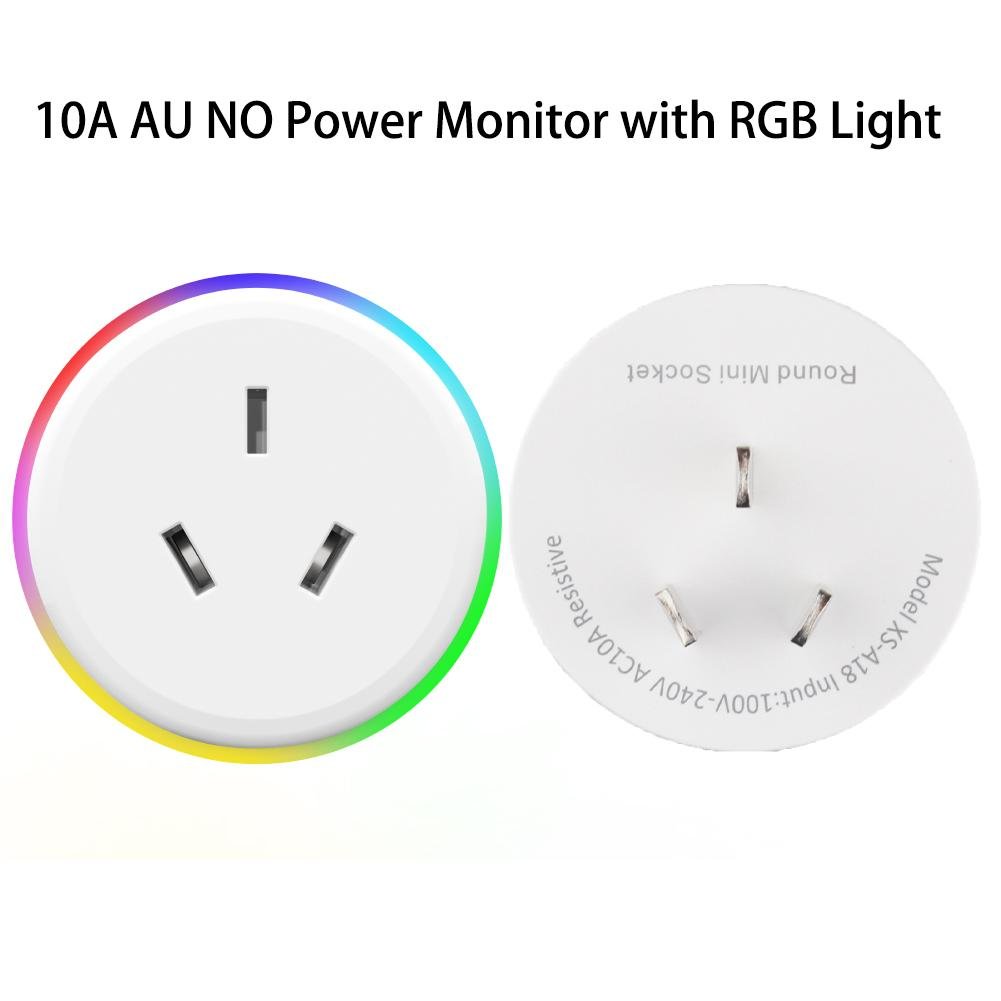 10A AU NO Power Monitor with RGB Light - Moes