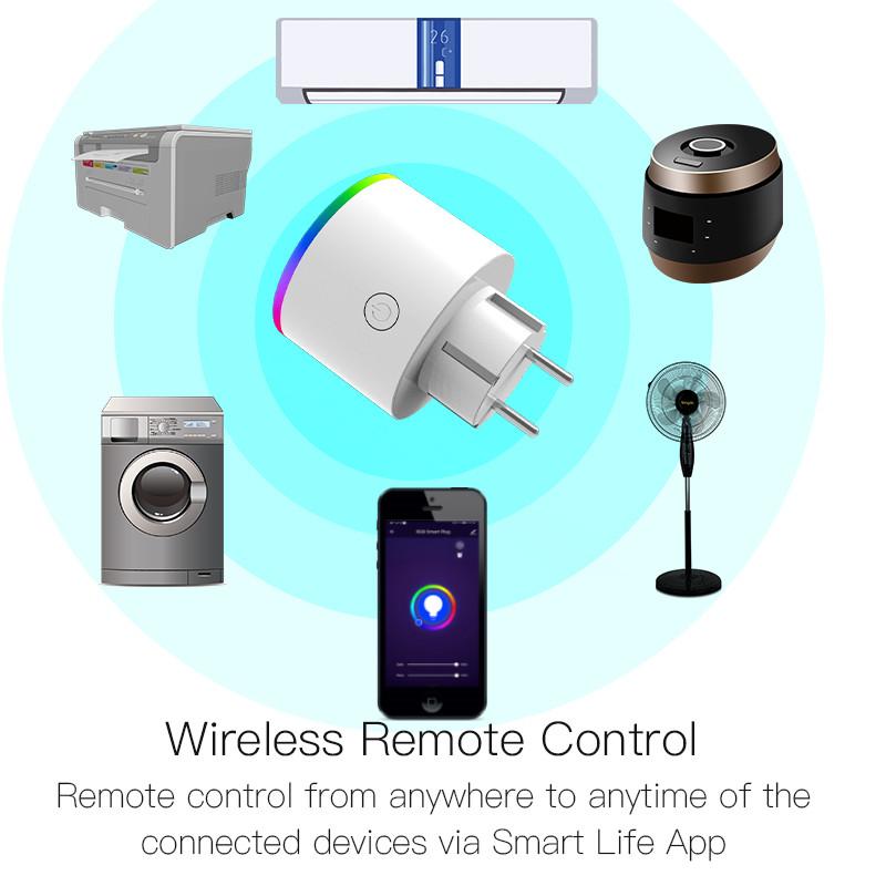 WiFi Smart Plug Outlet Wireless Power Socket - Moes