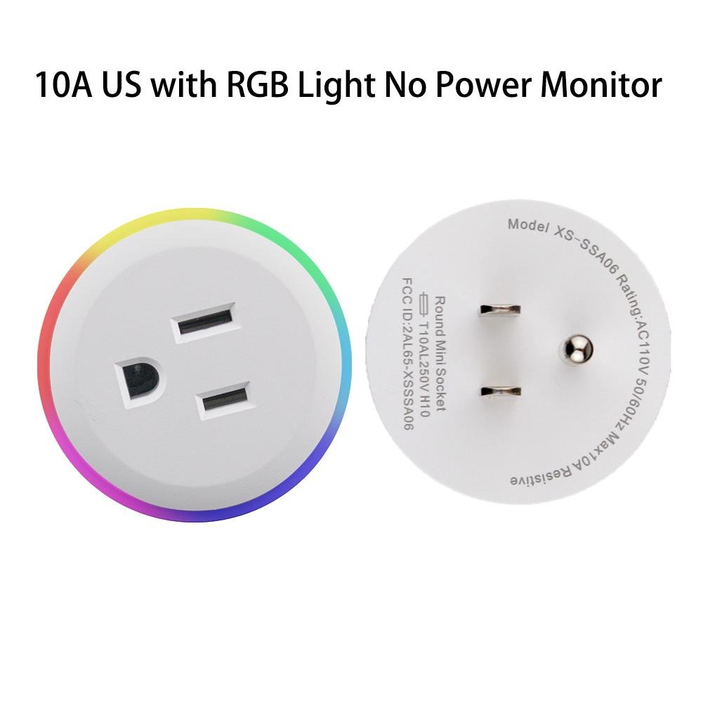 10A US with RGB Light No Power Monitor - Moes
