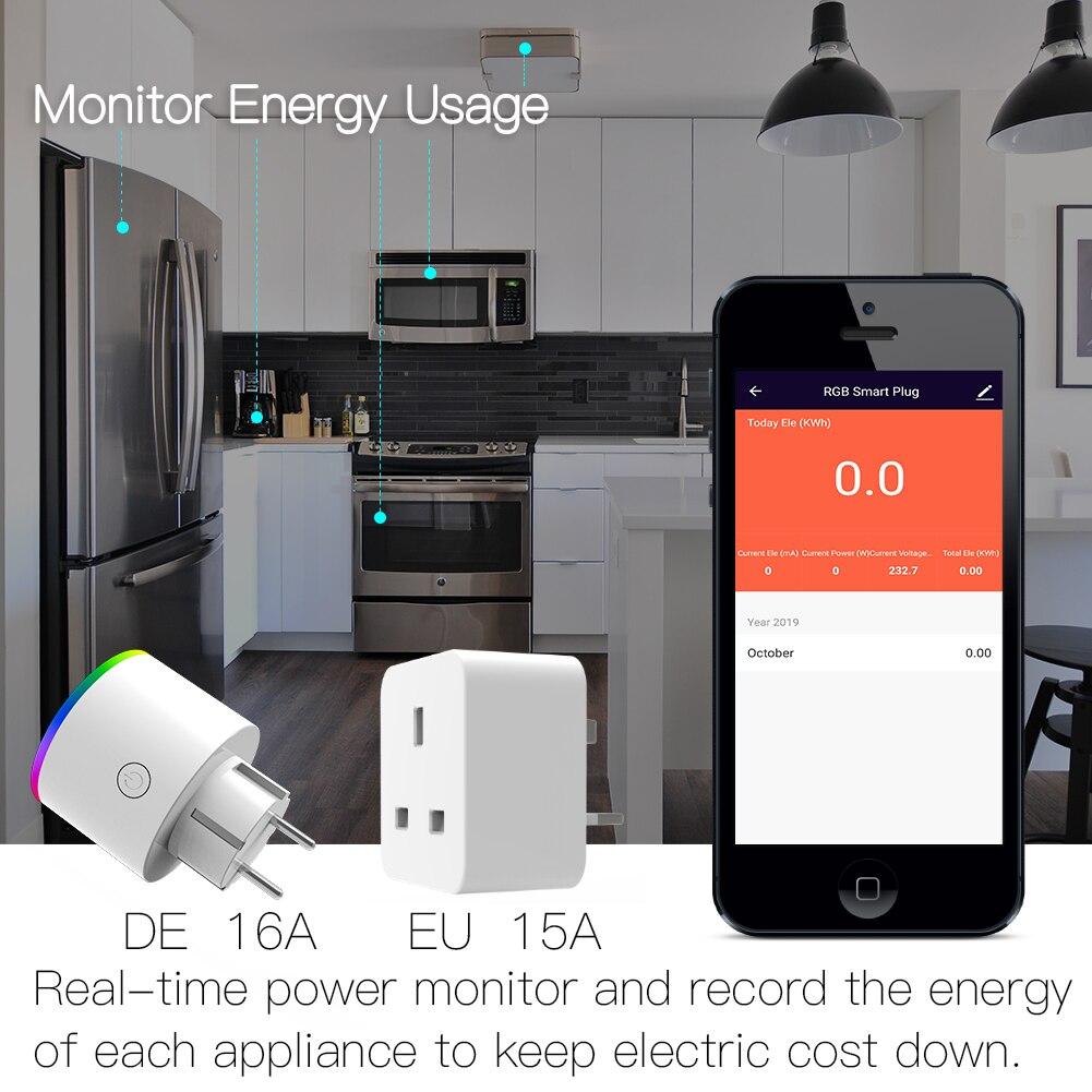 MOES Best WiFi LED Smart Plug Outlet, Wireless Timer Socket