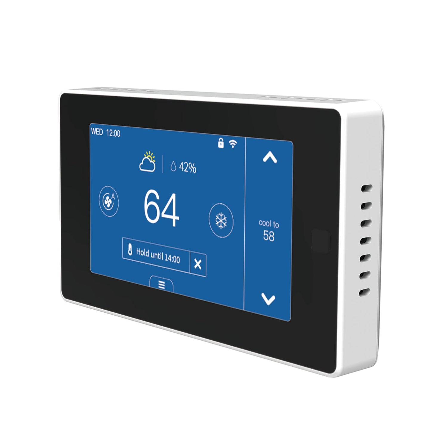 WiFi Smart Programmable Touchscreen Home Thermostat 7 Day/4 Periods Timer with Zone Remote Sensor, Compatible with Alexa and Google Assistant C-wire Required 24VAC - Moes