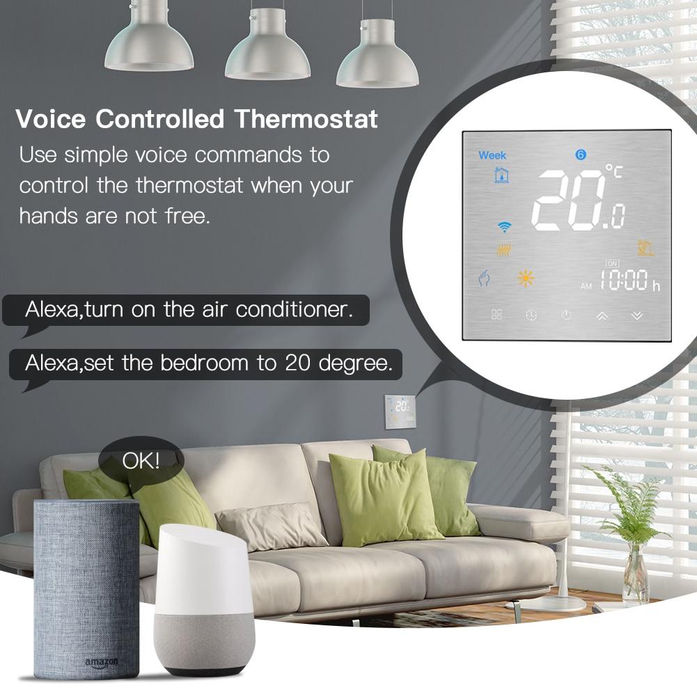 WiFi Smart Thermostat Temperature Controller for Water/Electric floor Heating Water/Gas Boiler 