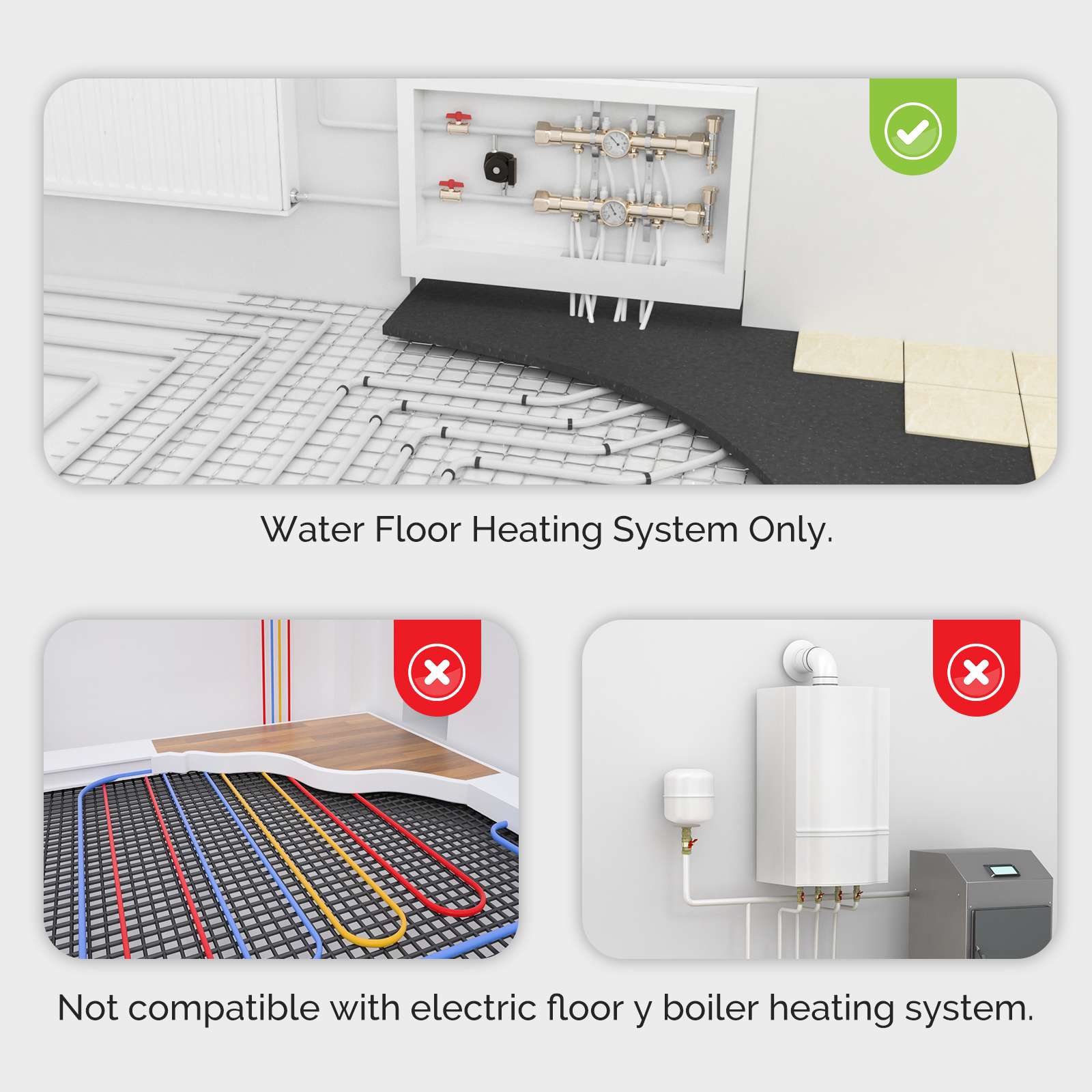 WiFi Smart Thermostat Temperature Controller for Water/ Electric /Gas  /Boiler Floor Heating