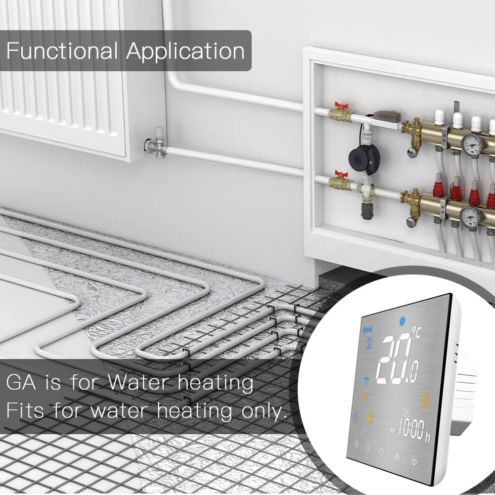 GA is for Water heating Fits for water heating only- MOES