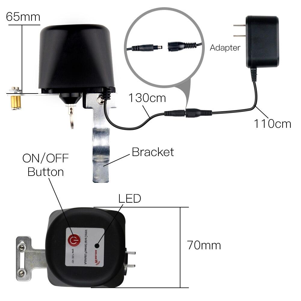 WiFi Smart Water Valve For Gas Water Irrigation - Moes