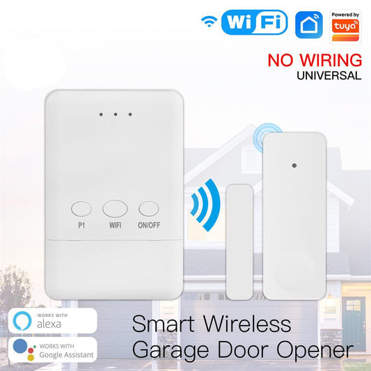 WiFi Tuya Smart Garage Door Controller Door Sensor Opener Kit No Wiring - MOES
