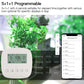 WiFi Water Pump Tuya Smart Watering Machine Automatic Micro-drip Irrigation System Dual Pump Watering Timer Plants AC Water Controller System Irrigation Tool for Home Office Potted Plants Voice Control via Alexa Google Home - Moes