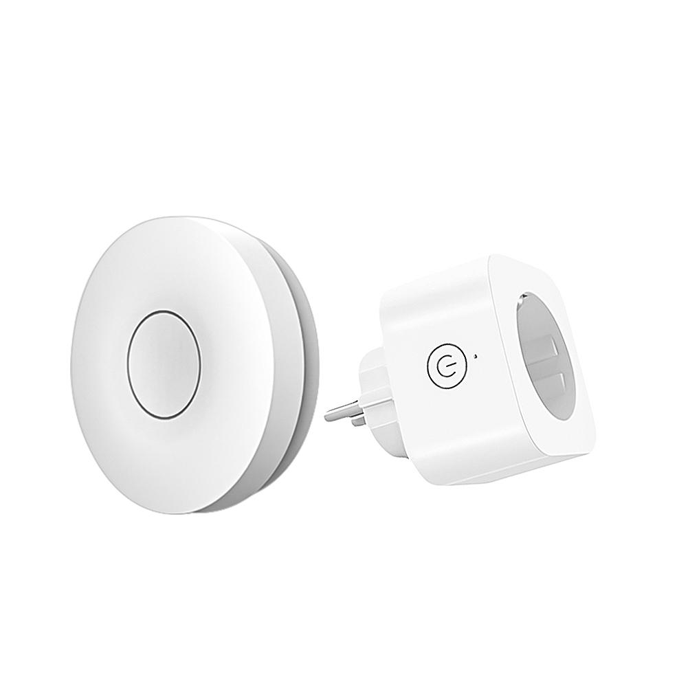 Wireless Socket with Self-powered Wall Panel Transmitter Food Residues Garbage Disposal Household Appliances 10A - Moes
