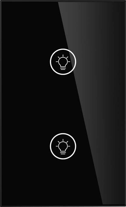 ZigBee Dimmer Switch Multi-gang Smart Light Dimmer Touch Switch Single Pole Neutral Wire Required US - MOES